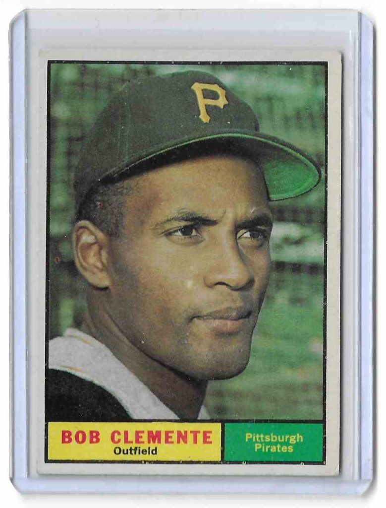 1961 Topps 388 Roberto Clemente